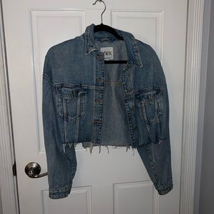 CROPPED JEAN JACKET